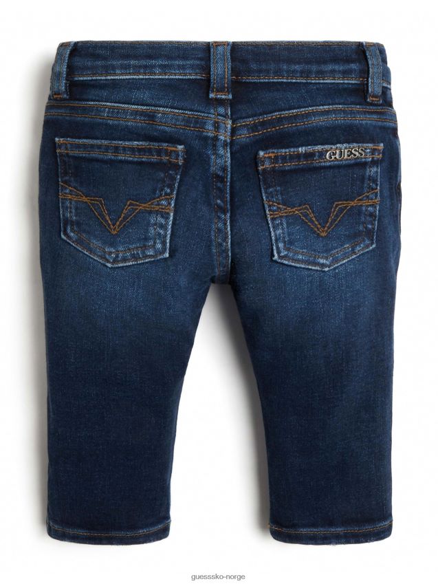 Guess skyll alabama vask øko denim skinny bukser (3m-7) skyll alabama vask gutt F0LJ8011646