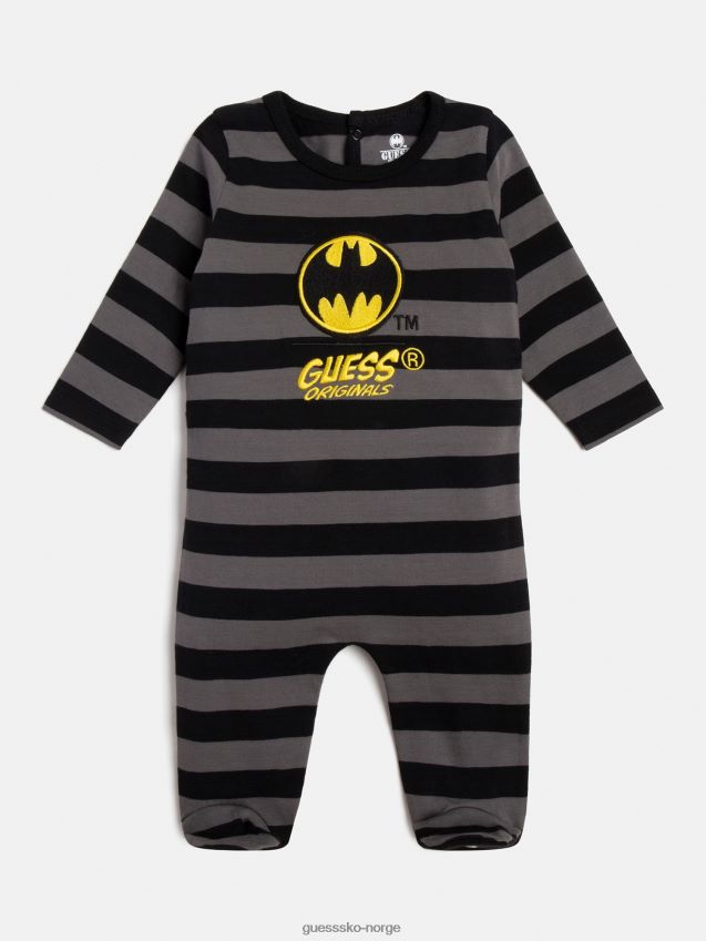 Guess batman print romper svart multi svart multi gutt F0LJ802326