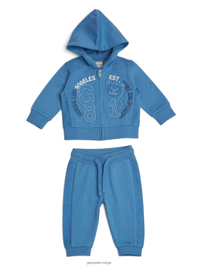 Guess bear patch hettegenser og buksesett (3-24m) bacopa bacopa gutt F0LJ8011303