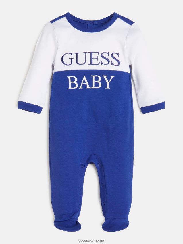 Guess front logo overall blå blå gutt F0LJ802413