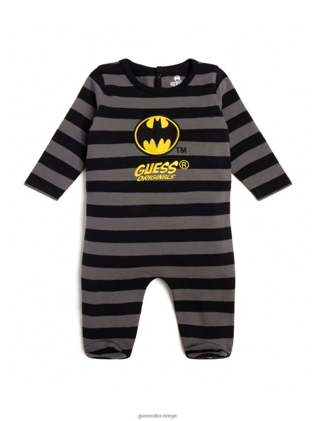 Guess originaler x batman kjeledress (barn 0-12m) jet black multi gutt F0LJ8011165