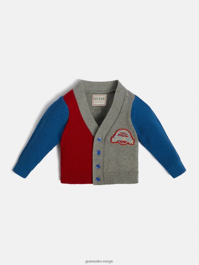 Guess color block cardigan rød multi rød multi gutt F0LJ802100