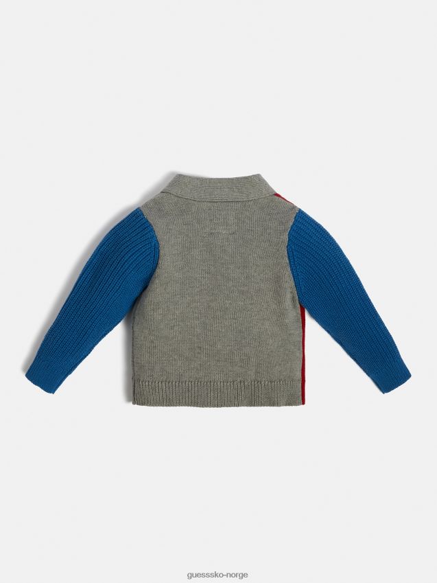 Guess color block cardigan rød multi rød multi gutt F0LJ802100
