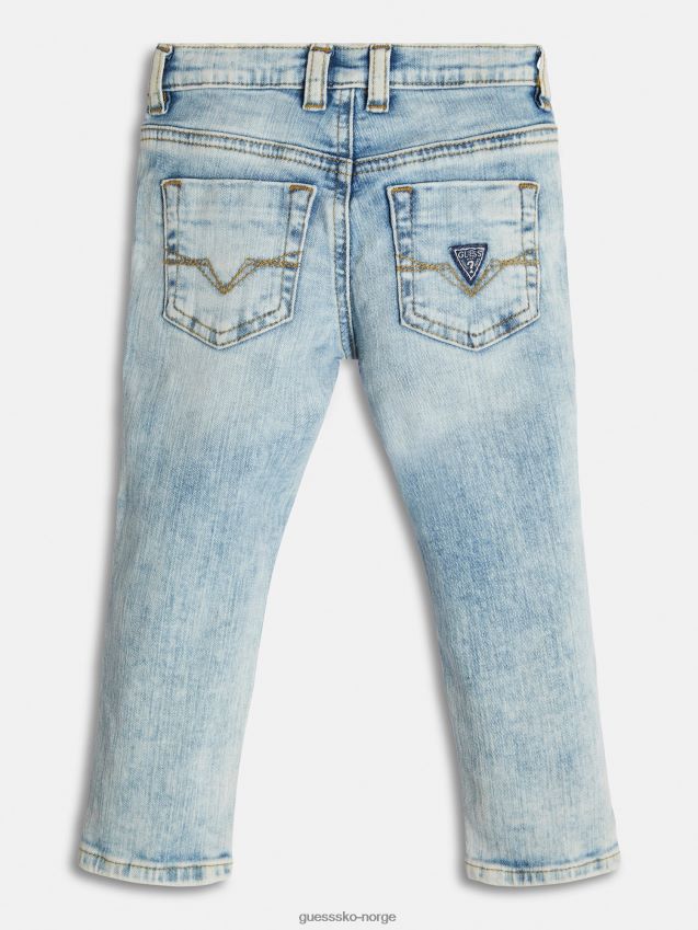 Guess blå denim bukse med skinny fit blå gutt F0LJ802418
