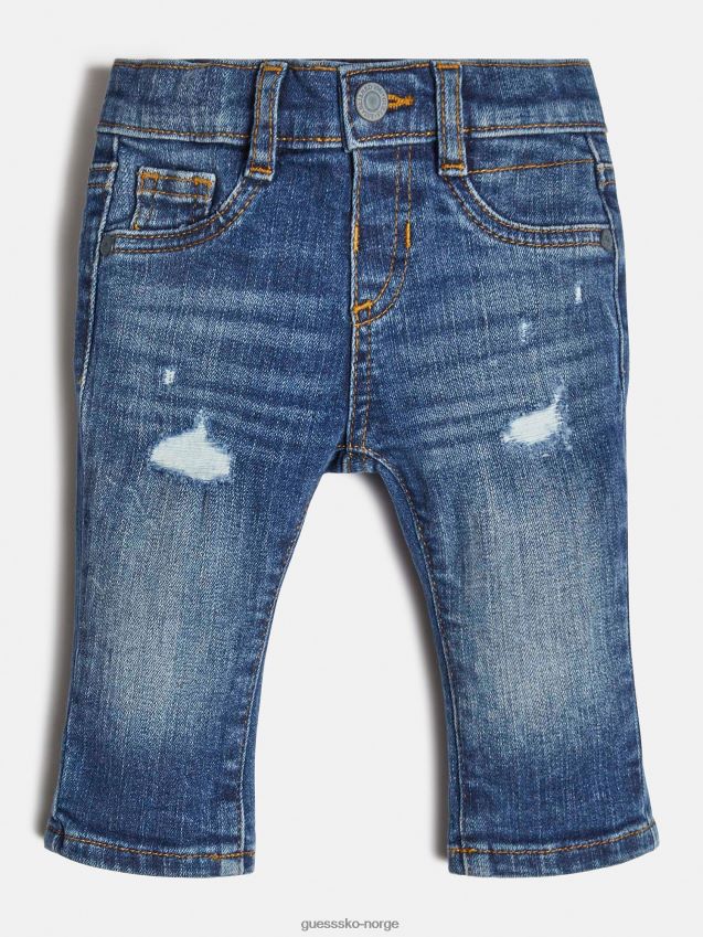 Guess denim slim fit bukse blå blå gutt F0LJ802496