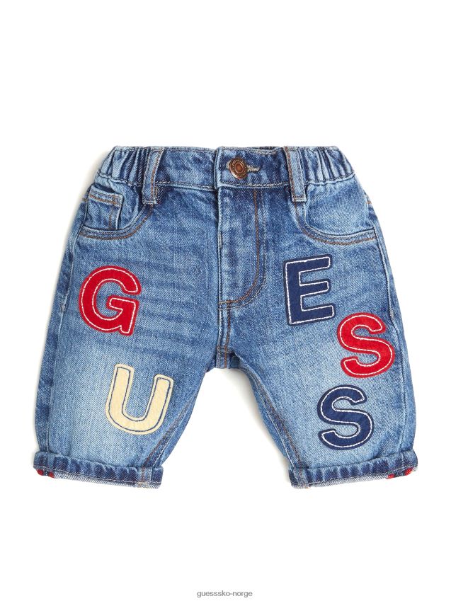 Guess jeans med logovask med flere farger (2-7) flerfarget logovask gutt F0LJ8011514