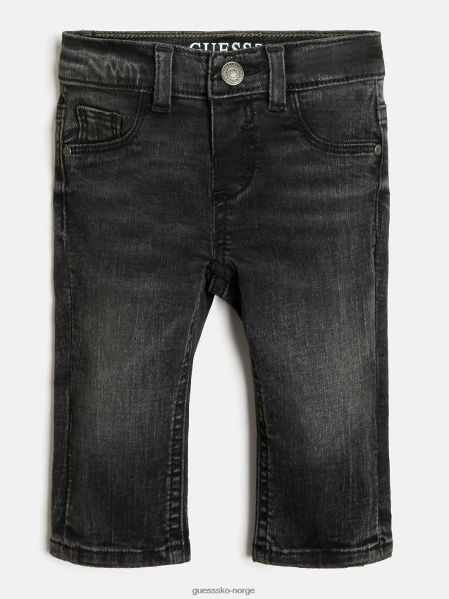 Guess slim fit denim bukse svart ny trend svart gutt F0LJ801891