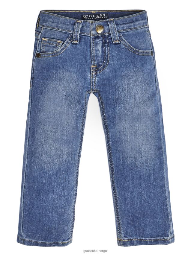 Guess super lyse blå vask slim jeans (2-7) super knallblå vask gutt F0LJ8011156