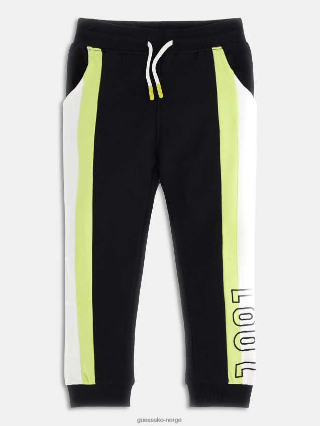 Guess svart fargeblokk aktiv bukse svart gutt F0LJ802009