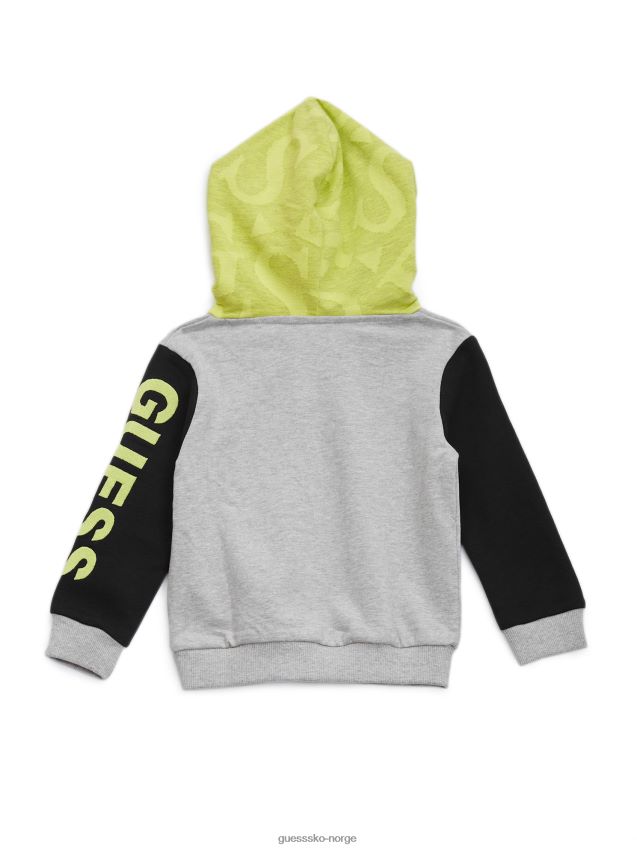 Guess eco color-block hettegenser (2-7) lys steinlyng lys steinlyng gutt F0LJ8011157