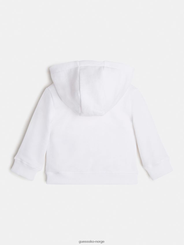 Guess front logo sweatshirt hvit ny trend hvit gutt F0LJ802558