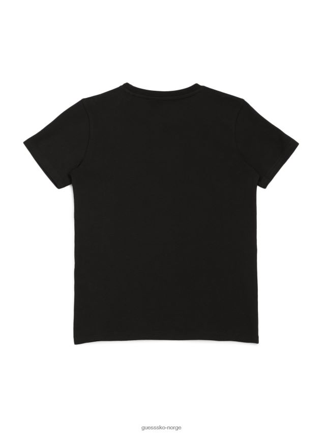Guess hugo logo t-skjorte (2-6) kulsort kulsvart gutt F0LJ809067