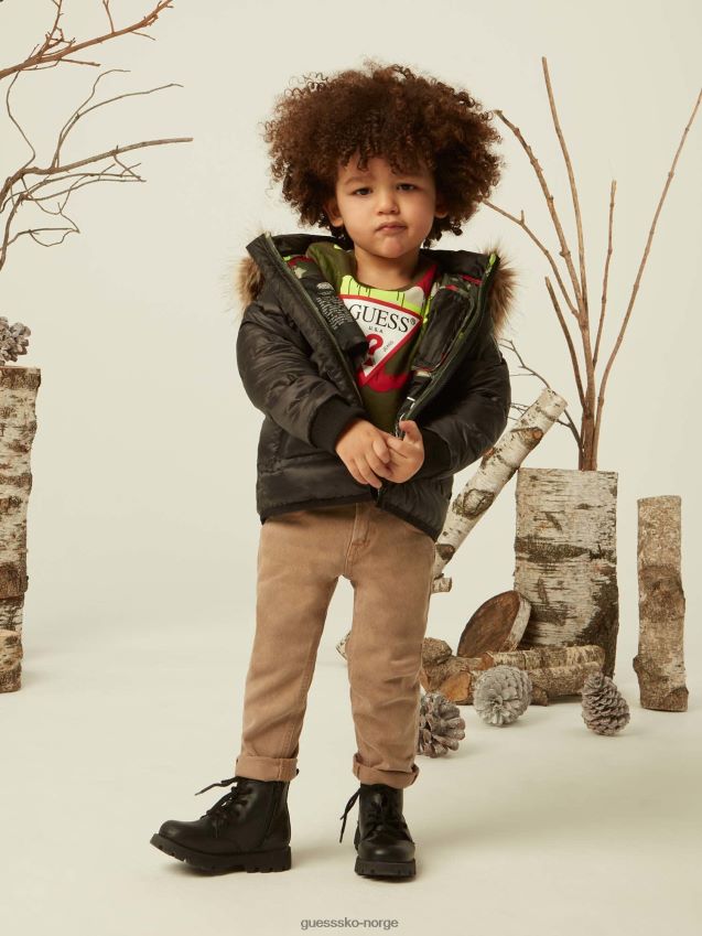 Guess svart butikk utseendet svart gutt F0LJ802571