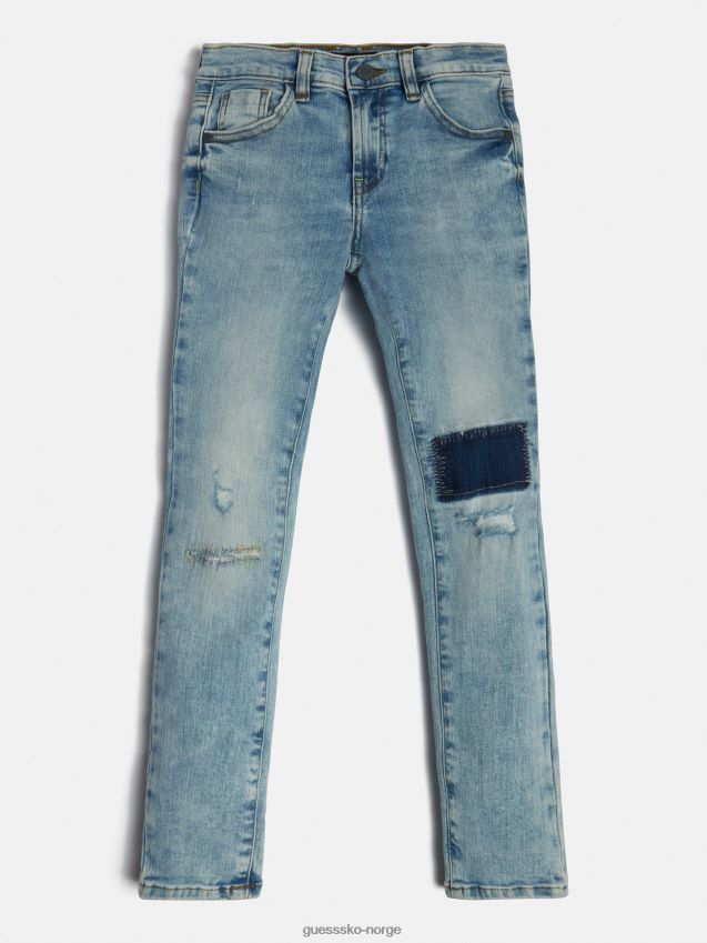 Guess blå denim bukse med skinny fit blå gutt F0LJ802473