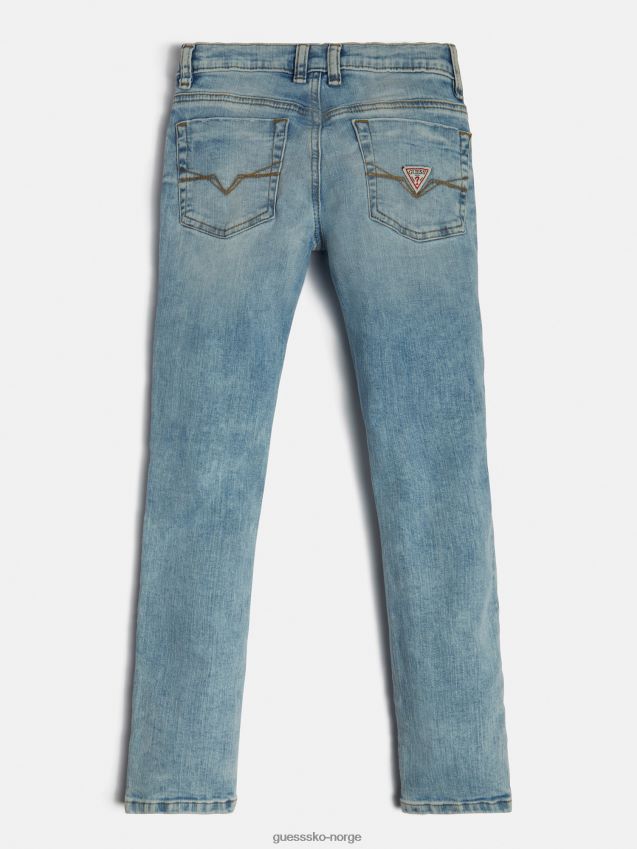 Guess blå denim bukse med skinny fit blå gutt F0LJ802473