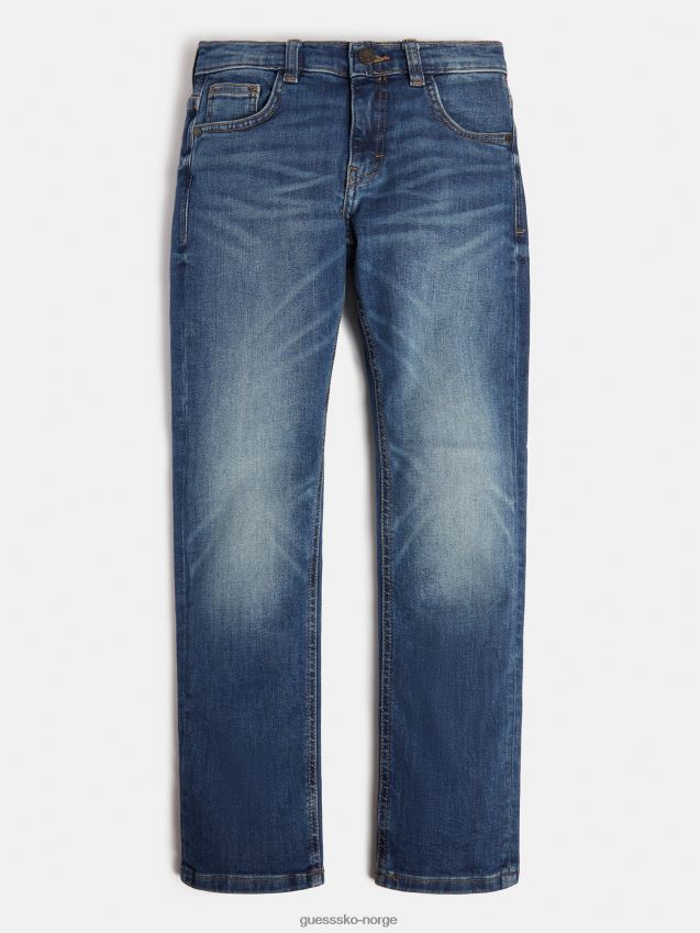 Guess blå slim fit denimbukse ny mote blå gutt F0LJ802188