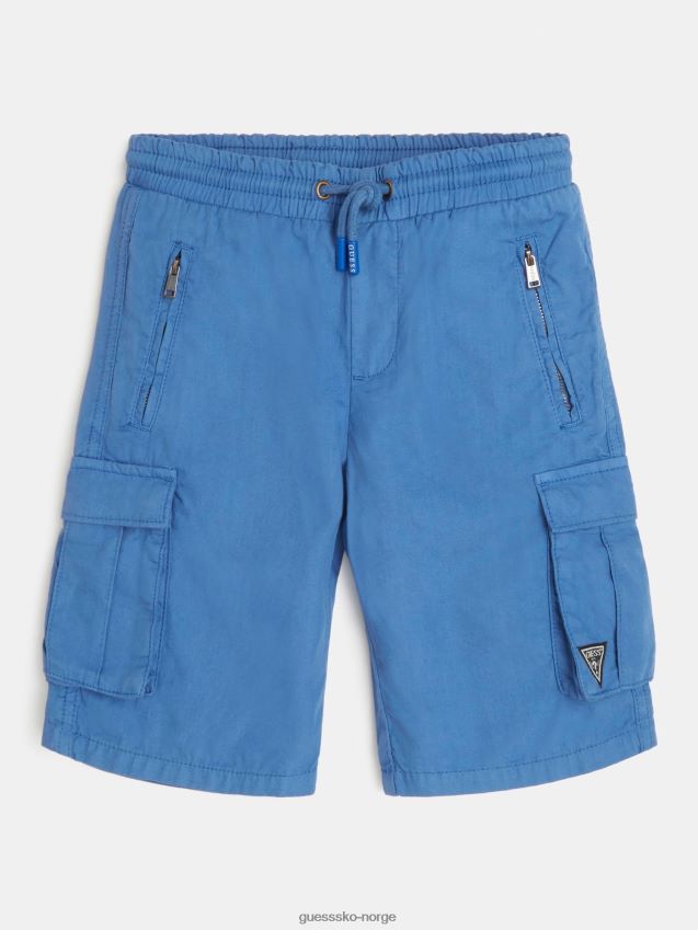 Guess cargo shorts blå blå gutt F0LJ802144