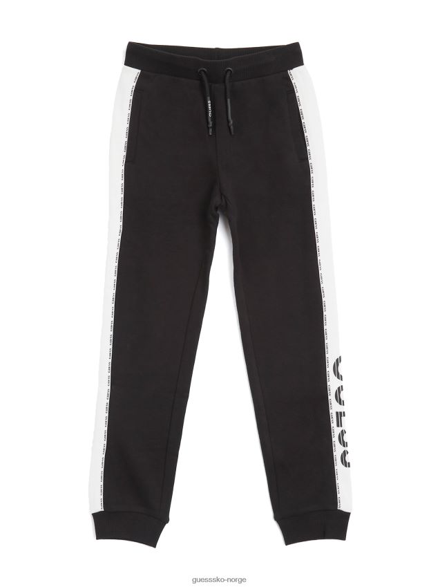 Guess jet black marcell fargeblokk joggere (7-16) kulsvart gutt F0LJ809095