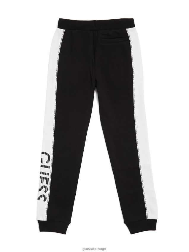 Guess jet black marcell fargeblokk joggere (7-16) kulsvart gutt F0LJ809095
