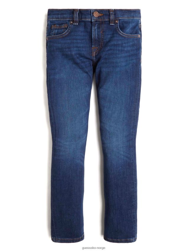 Guess øko denim skinny jeans (7-14) bære mørke bære mørkt gutt F0LJ8011547