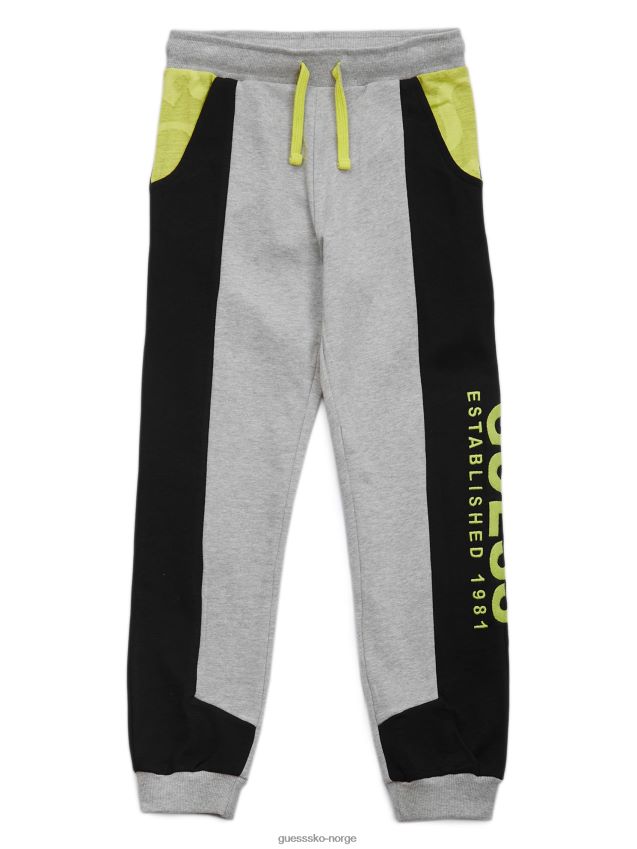 Guess øko fargeblokk joggere (7-14) grå og gul kombinasjon grå og gul kombinasjon gutt F0LJ8011212
