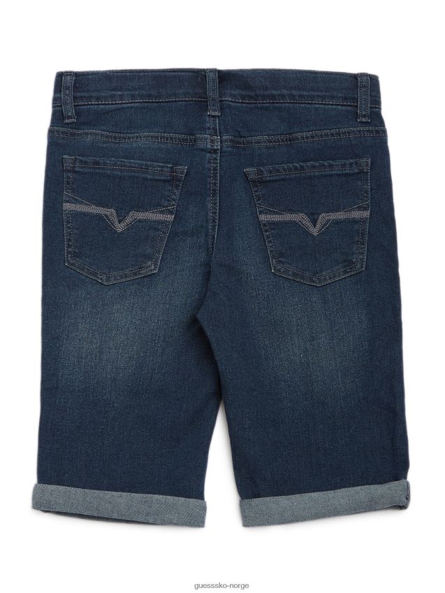 Guess luke roll cuff denimshorts (7-18) mørk vask mørk vask gutt F0LJ809099