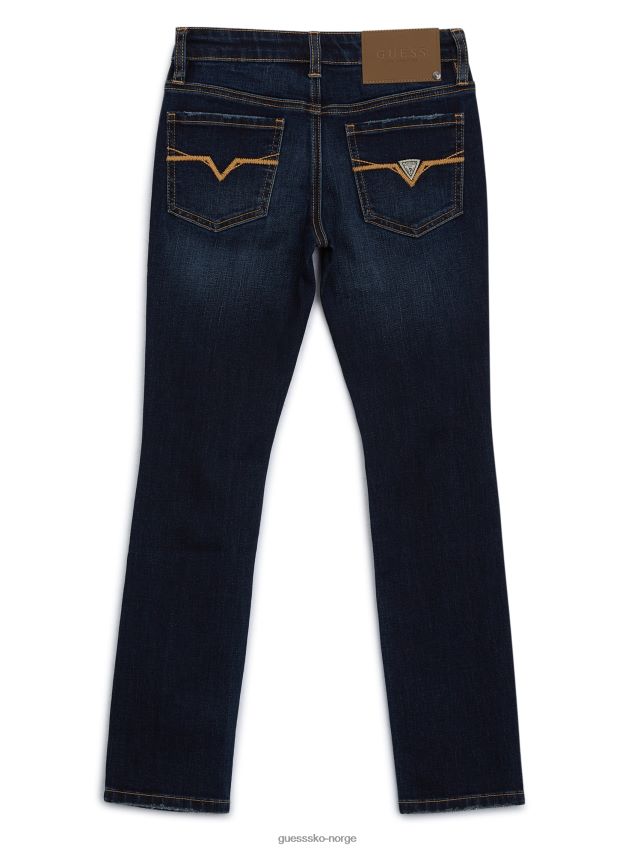 Guess minime skotske skinny jeans (7-18) mørk vask mørk vask gutt F0LJ808882