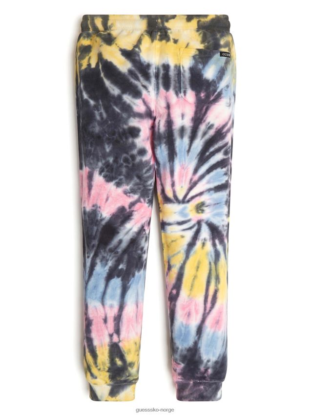 Guess minime spiral tie-dye joggere (7-14) spiral tie dye sitron mist spiral tie dye sitron tåke gutt F0LJ8011327