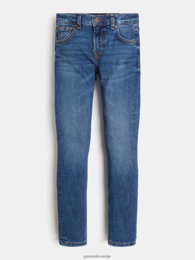 Guess moteblå skinny fit denimbukse blå gutt F0LJ802428