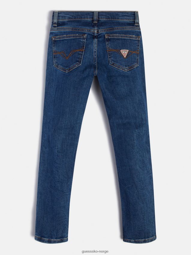 Guess moteblå skinny fit denimbukse ny trend blå gutt F0LJ802554