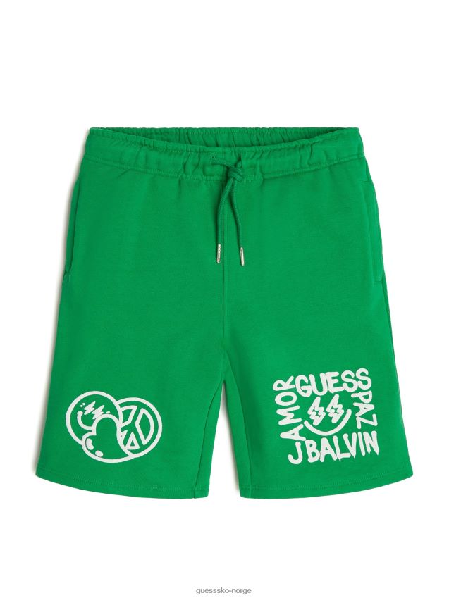 Guess originals x j balvin frottéshorts (barn 8-14) g845 gutt F0LJ8011674