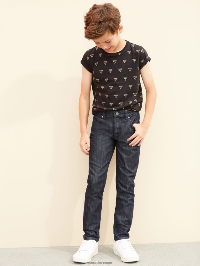 Guess skinny jeans med mørk vask med hals (7-18) mørk vask gutt F0LJ808903