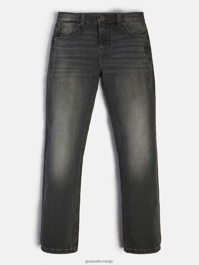 Guess slim fit denimbukse svart svart gutt F0LJ802424
