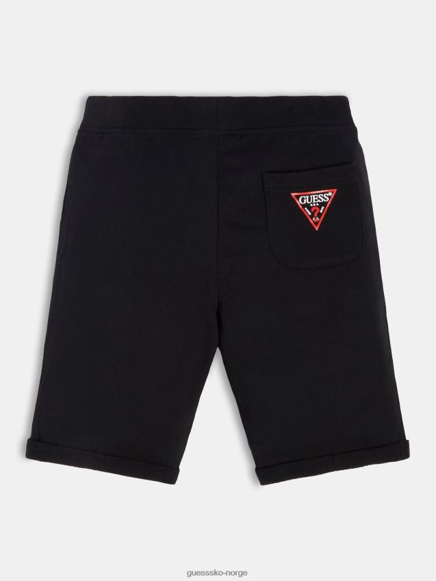 Guess svart rygg logo aktiv kort svart gutt F0LJ802514