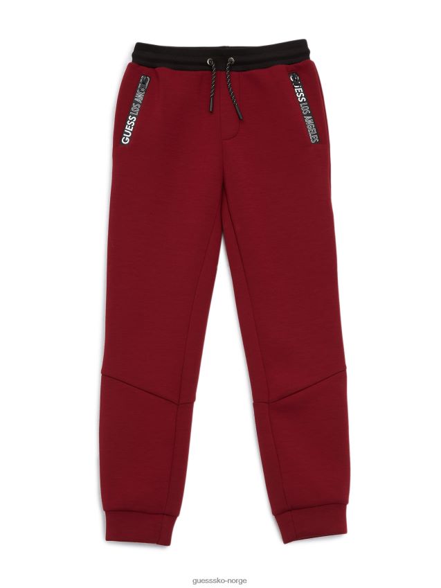 Guess vino zeke tech joggere med glidelås (7-16) vino gutt F0LJ808975