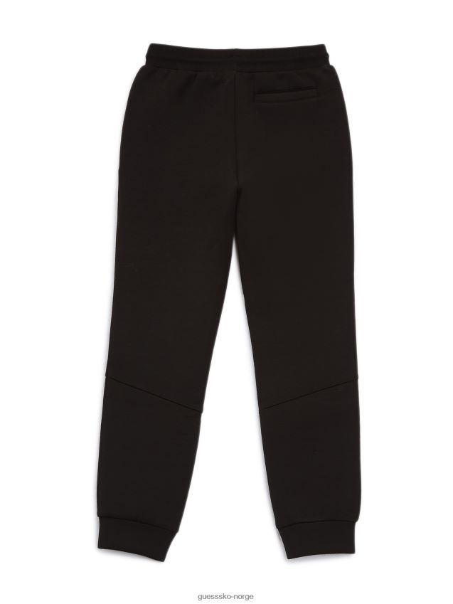 Guess zeke tech joggere med glidelås (7-16) kulsort kulsvart gutt F0LJ808872