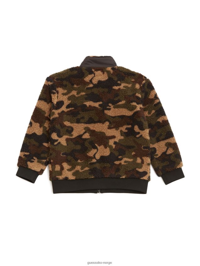 Guess Tyson fuzzy jakke (7-16) basic camu grunnleggende kamera gutt F0LJ809115