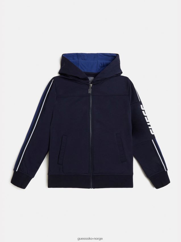 Guess aktiv sweatshirt med blå sidelogo blå gutt F0LJ802175