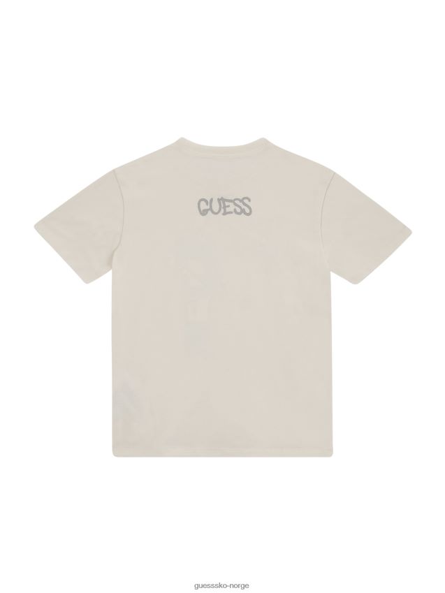 Guess cancelled dreams tee (barn 7-16) salt hvit salt hvit gutt F0LJ8011633