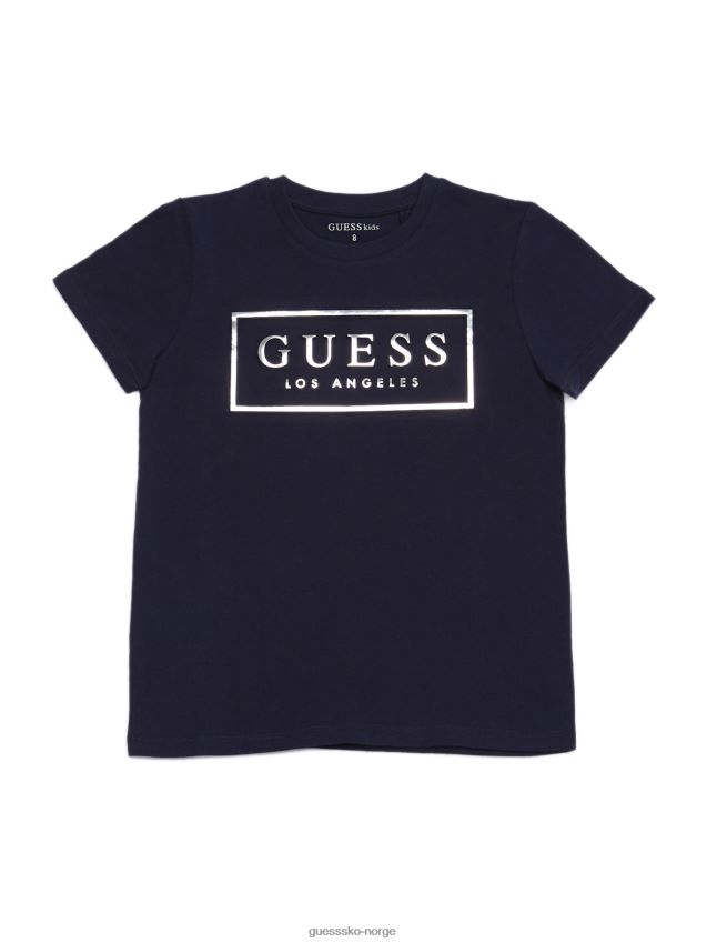 Guess colt preget logo-t-skjorte (7-16) nattlig marine nattlig marine gutt F0LJ809037