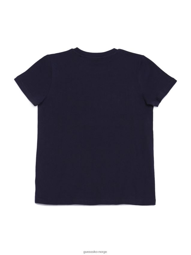 Guess colt preget logo-t-skjorte (7-16) nattlig marine nattlig marine gutt F0LJ809037