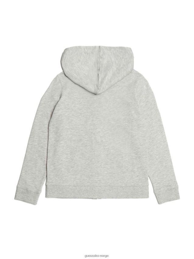 Guess fleece hettegenser med glidelås (7-14) grå grå gutt F0LJ8011596