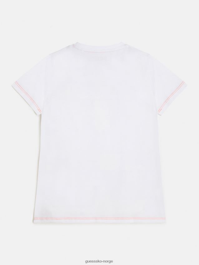 Guess foran logo t-skjorte hvit trend hvit gutt F0LJ801955