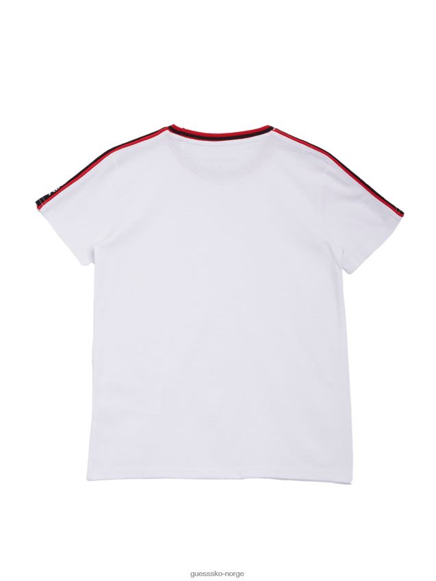 Guess hyatt tee (7-16) ekte hvit ekte hvit gutt F0LJ809050