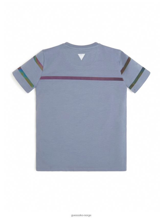 Guess øko iriserende tape t-skjorte (7-14) santolina grå santolina grå gutt F0LJ8011392