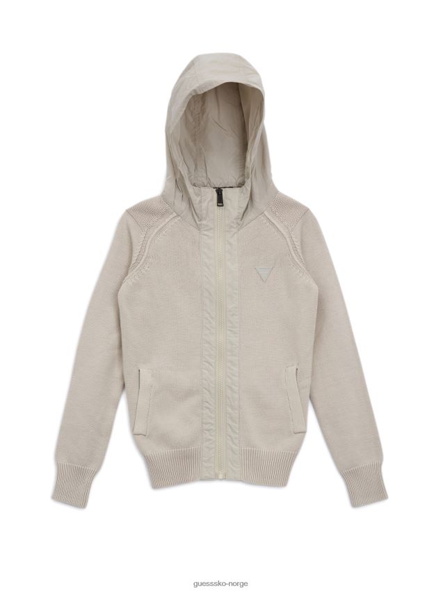 Guess minime hette cardigan (7-14) grå kant grå grense gutt F0LJ8011590