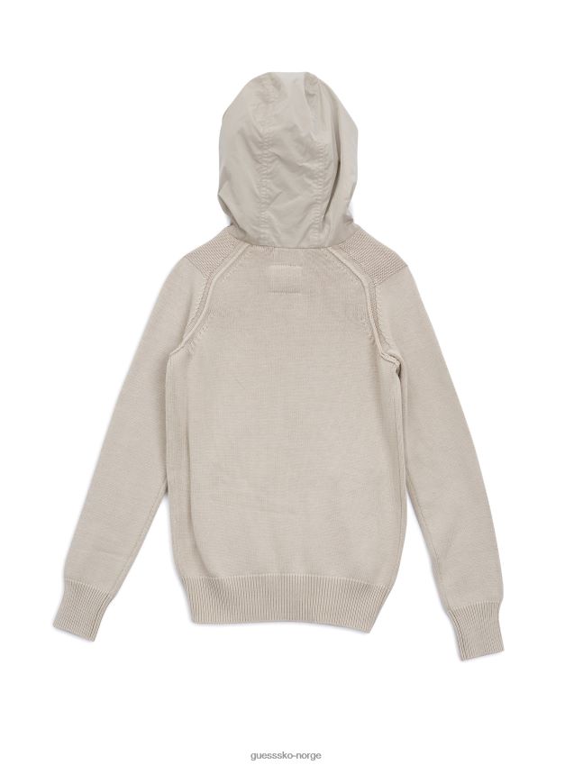 Guess minime hette cardigan (7-14) grå kant grå grense gutt F0LJ8011590