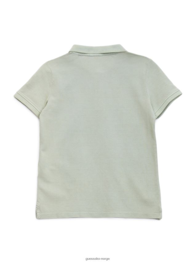 Guess minime piquet polo (7-14) matcha dust matcha støv gutt F0LJ8011430