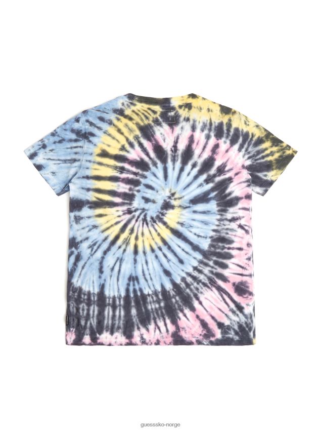 Guess minime spiral tie-dye tee (7-14) sitron tåke multi sitron tåke multi gutt F0LJ8011606