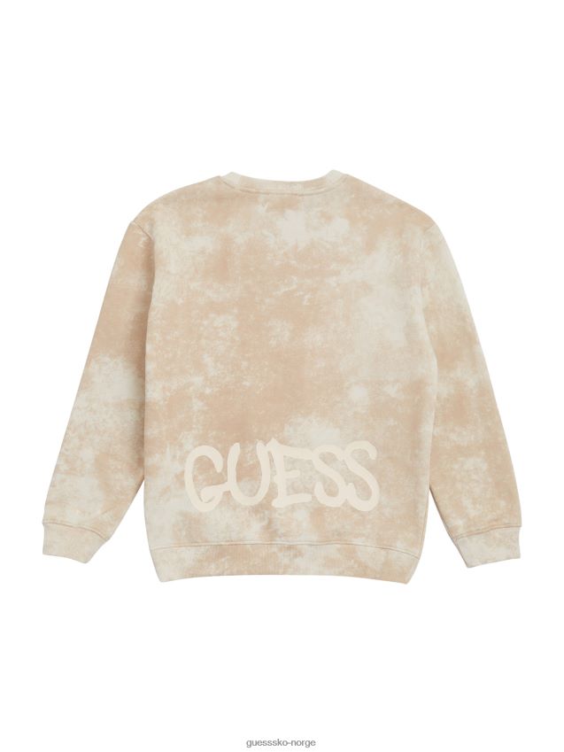 Guess nøytral sandgenser med flere dronninger (barn 7-16) nøytral sand multi gutt F0LJ8011548